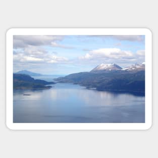 The Beagle Channel Aerial Sticker